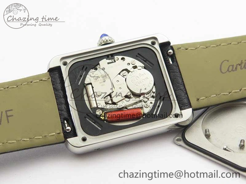 Tank W5200002 Ladies 25mm SS GPF 1:1 Best Edition White Dial On Leather Strap Ronda Quartz Resilient 6280