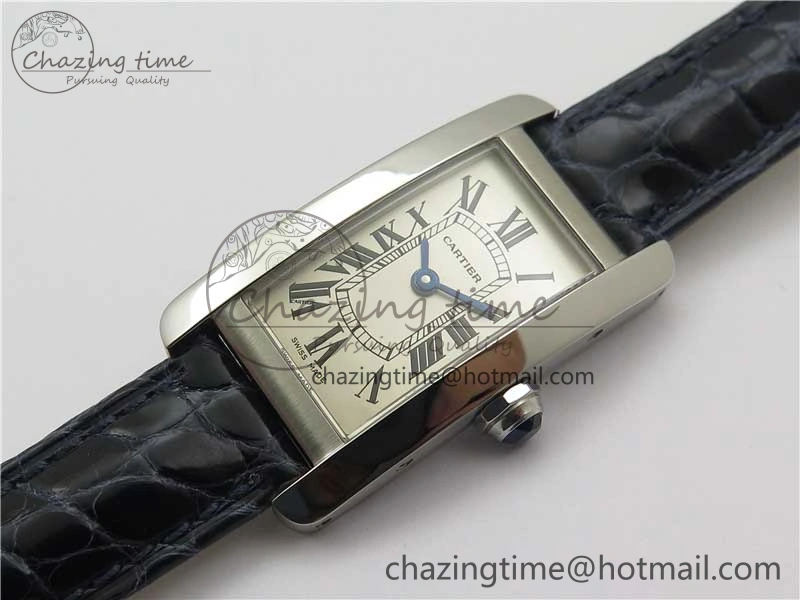 Lightweight Tank WJTA0029 29mm 8848F SS Silver Dial on Black Croco Strap Ronda Quartz 10292