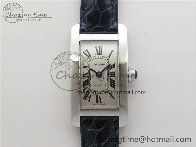 Lightweight Tank WJTA0029 29mm 8848F SS Silver Dial on Black Croco Strap Ronda Quartz 10292