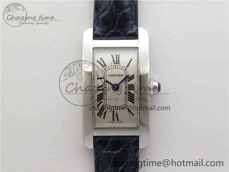 Lightweight Tank WJTA0029 29mm 8848F SS Silver Dial on Black Croco Strap Ronda Quartz 10292