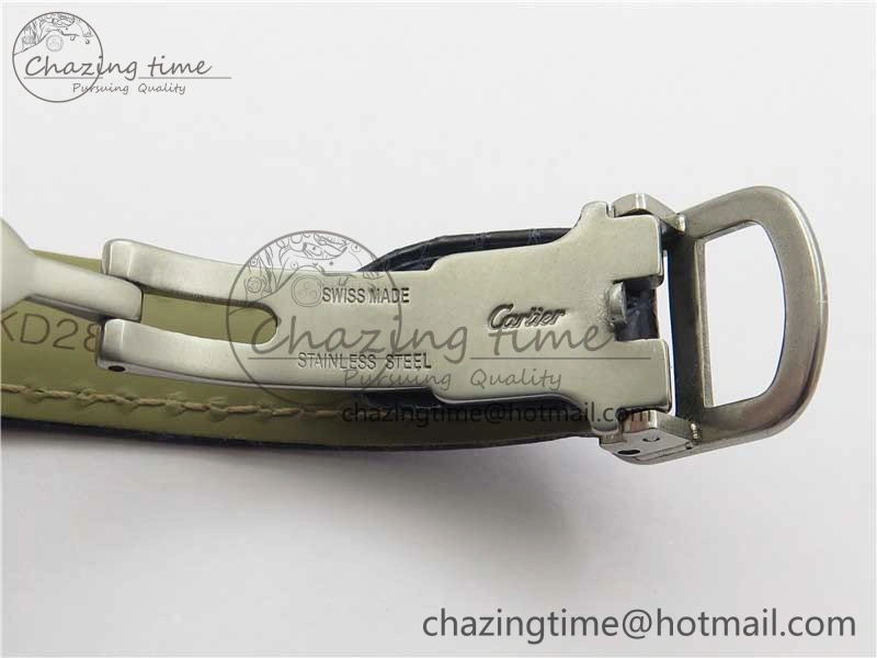 Lightweight Tank WJTA0029 29mm 8848F SS Silver Dial on Black Croco Strap Ronda Quartz 10292