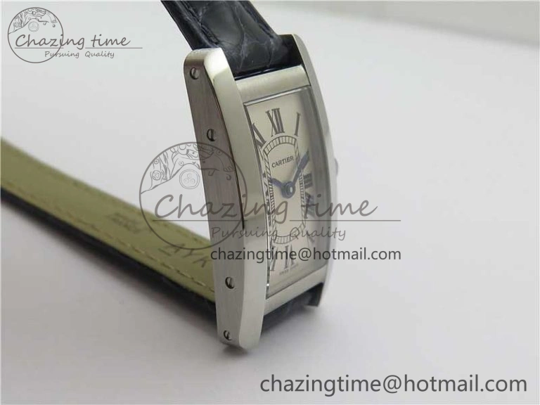 Lightweight Tank WJTA0029 29mm 8848F SS Silver Dial on Black Croco Strap Ronda Quartz 10292