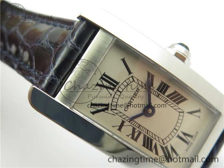 Lightweight Tank WJTA0029 29mm 8848F SS Silver Dial on Black Croco Strap Ronda Quartz 10292