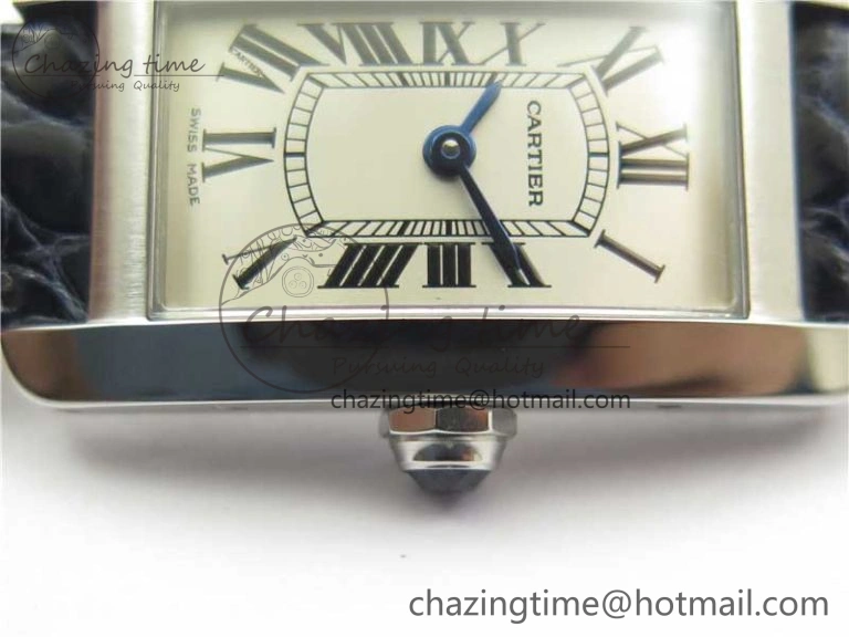 Lightweight Tank WJTA0029 29mm 8848F SS Silver Dial on Black Croco Strap Ronda Quartz 10292