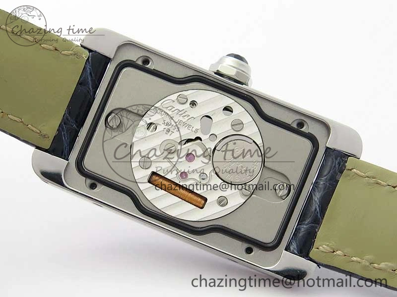 Lightweight Tank WJTA0029 29mm 8848F SS Silver Dial on Black Croco Strap Ronda Quartz 10292