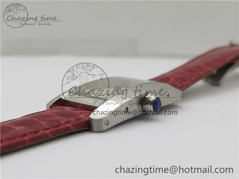 Tank WJTA0029 29mm 8848F SS Silver Dial on Red Croco Strap Ronda Quartz Practical 6075