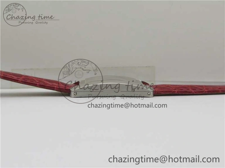 Tank WJTA0029 29mm 8848F SS Silver Dial on Red Croco Strap Ronda Quartz Practical 6075