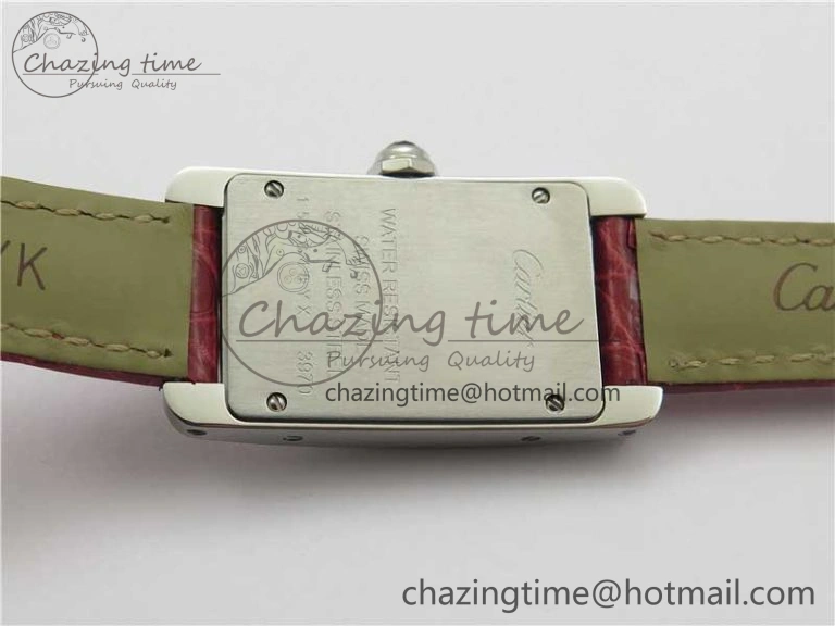 Tank WJTA0029 29mm 8848F SS Silver Dial on Red Croco Strap Ronda Quartz Practical 6075
