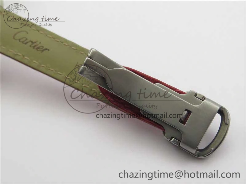 Tank WJTA0029 29mm 8848F SS Silver Dial on Red Croco Strap Ronda Quartz Practical 6075