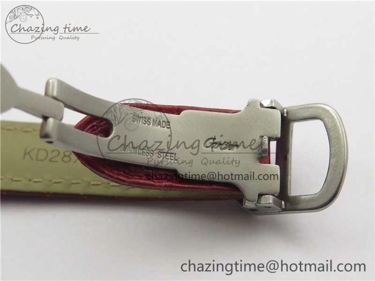 Tank WJTA0029 29mm 8848F SS Silver Dial on Red Croco Strap Ronda Quartz Practical 6075