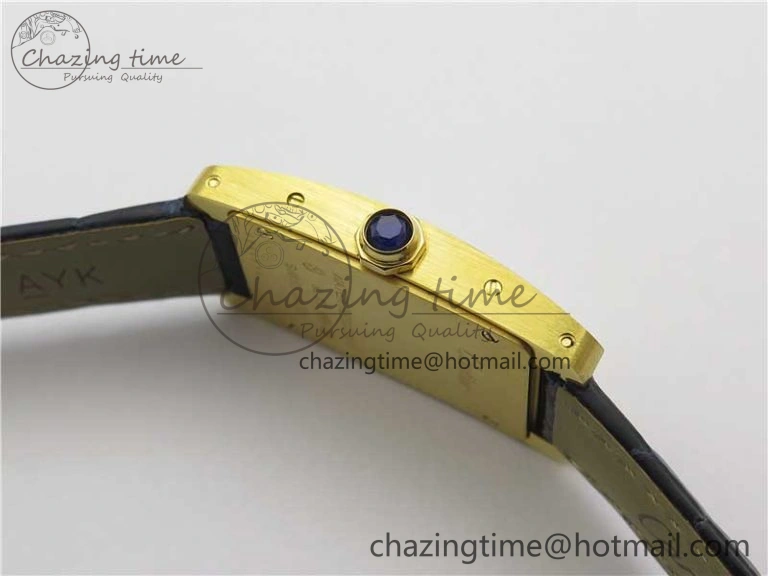 Tank WJTA0029 29mm 8848F YG Silver Dial on Black Croco Strap Ronda Quartz AllSeason 6077