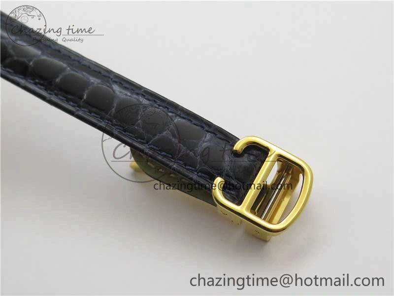 Tank WJTA0029 29mm 8848F YG Silver Dial on Black Croco Strap Ronda Quartz AllSeason 6077