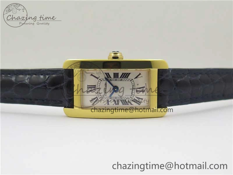 Tank WJTA0029 29mm 8848F YG Silver Dial on Black Croco Strap Ronda Quartz AllSeason 6077