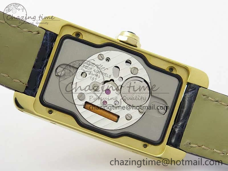Tank WJTA0029 29mm 8848F YG Silver Dial on Black Croco Strap Ronda Quartz AllSeason 6077
