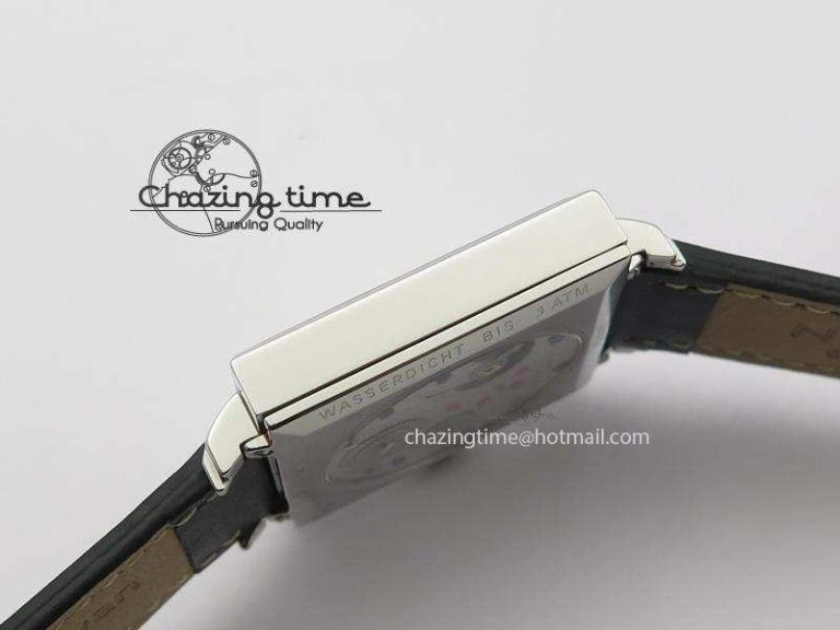 Tetra SS Gold Dial On Black Leather Strap A Snug 7639