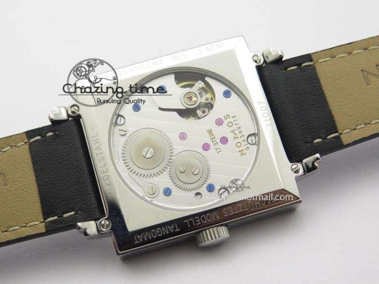 Tetra SS Gold Dial On Black Leather Strap A Snug 7639