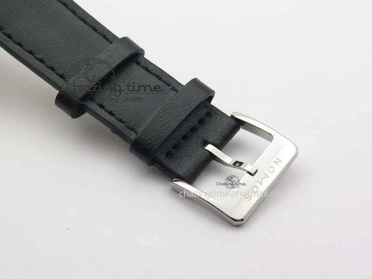 Tetra SS Gold Dial On Black Leather Strap A Snug 7639