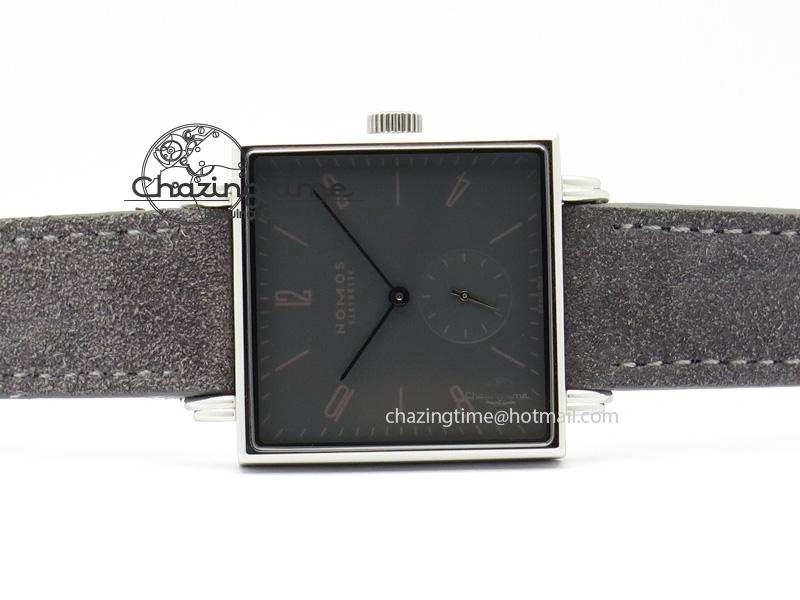Tetra SS Grey Dial On Grey Leather Strap A Durable 7637