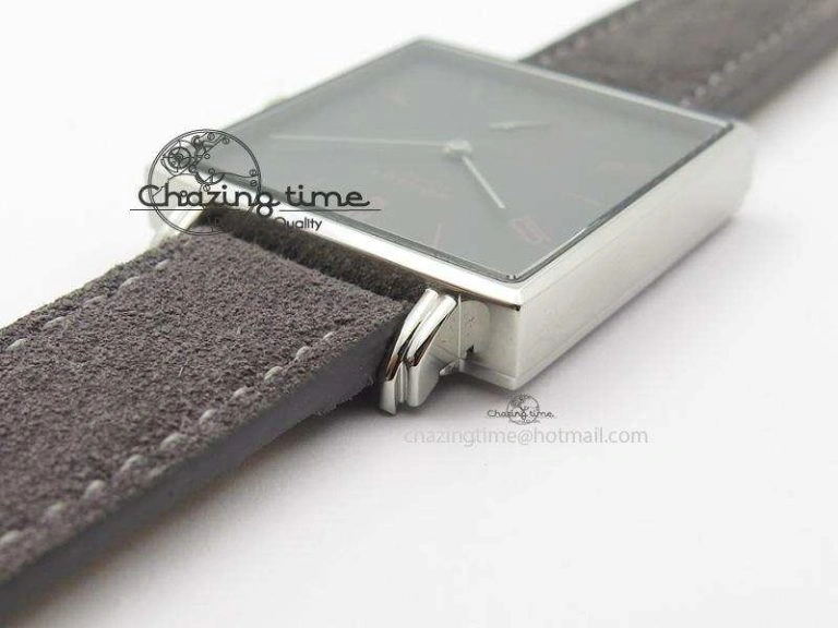 Tetra SS Grey Dial On Grey Leather Strap A Durable 7637