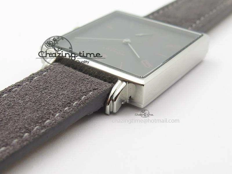 Tetra SS Grey Dial On Grey Leather Strap A Durable 7637