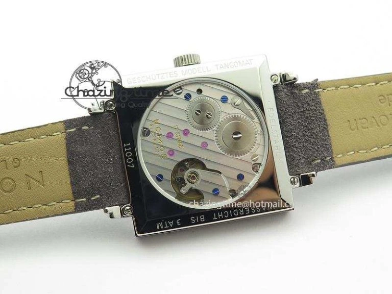 Tetra SS Grey Dial On Grey Leather Strap A Durable 7637