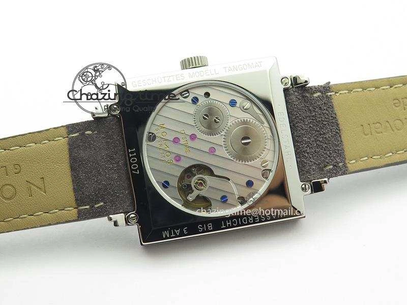 Tetra SS Grey Dial On Grey Leather Strap A Durable 7637
