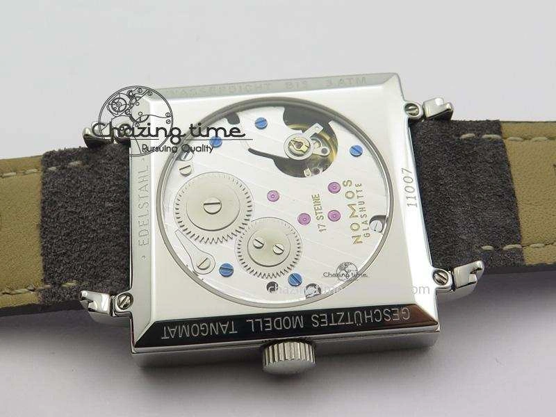 Tetra SS Grey Dial On Grey Leather Strap A Durable 7637
