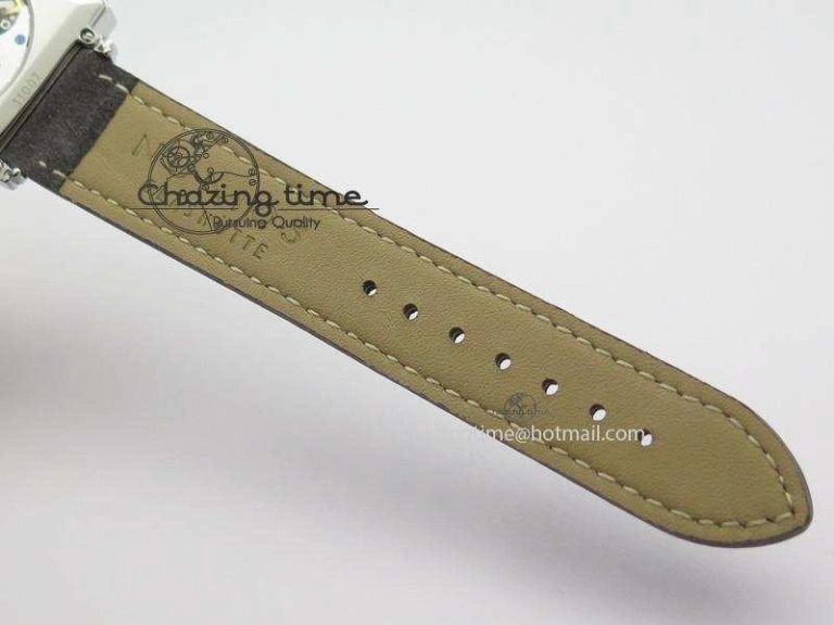 Tetra SS Grey Dial On Grey Leather Strap A Durable 7637
