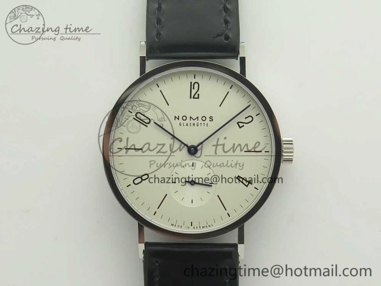 Tetra SS White Dial On Brown Leather Strap A Bold 7642