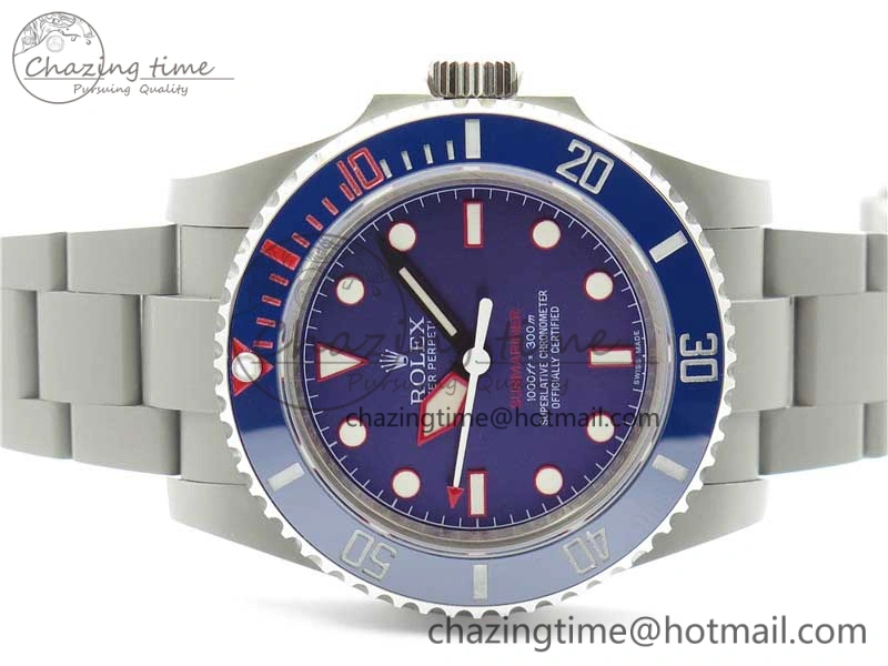 The Rough Matt Carbon Sandblast SS GMF Best Edition Blue Dial on SS Bracelet SA EyeCatching 2972