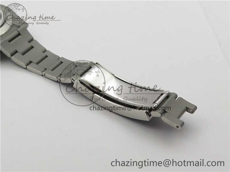 The Rough Matt Carbon Sandblast SS GMF Best Edition Blue Dial on SS Bracelet SA EyeCatching 2972