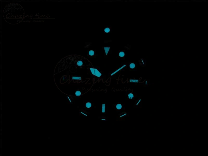 The Rough Matt Carbon Sandblast SS GMF Best Edition Blue Dial on SS Bracelet SA EyeCatching 2972