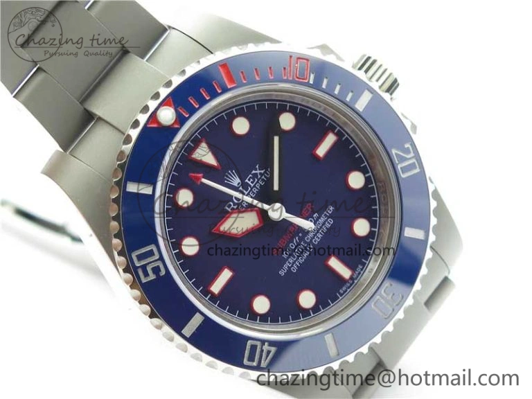 The Rough Matt Carbon Sandblast SS GMF Best Edition Blue Dial on SS Bracelet SA EyeCatching 2972