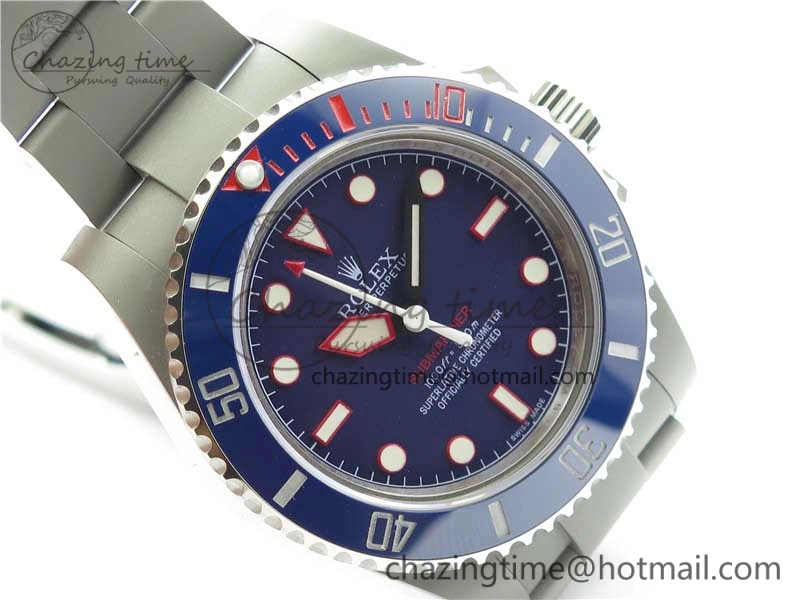 The Rough Matt Carbon Sandblast SS GMF Best Edition Blue Dial on SS Bracelet SA EyeCatching 2972