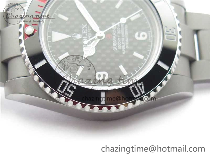 The Rough Matt Carbon Sandblast SS GMF Best Edition Carbon Dial on SS Bracelet SA Refined 2973