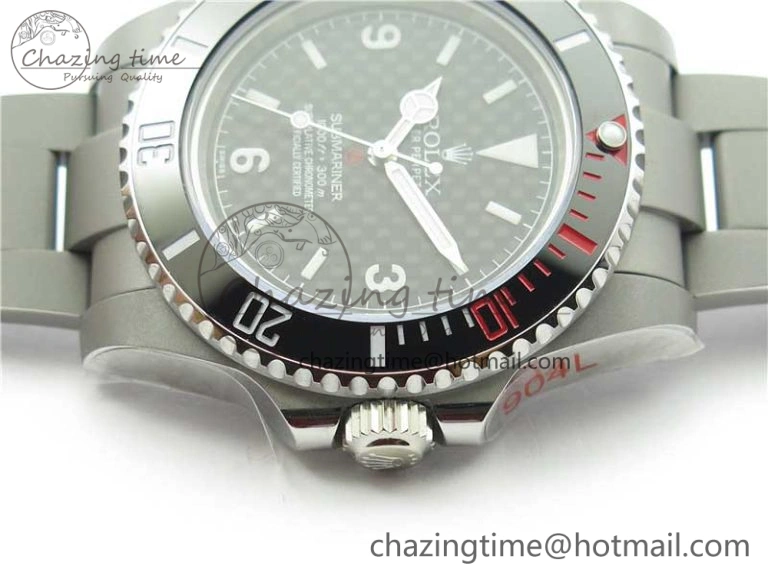 The Rough Matt Carbon Sandblast SS GMF Best Edition Carbon Dial on SS Bracelet SA Refined 2973