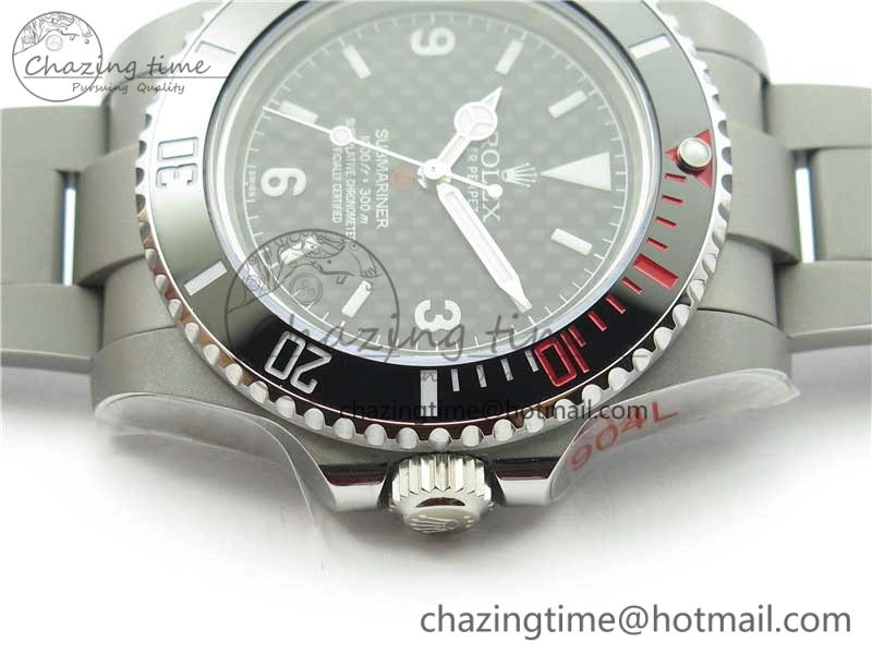 The Rough Matt Carbon Sandblast SS GMF Best Edition Carbon Dial on SS Bracelet SA Refined 2973