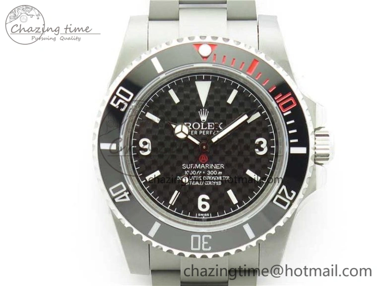The Rough Matt Carbon Sandblast SS GMF Best Edition Carbon Dial on SS Bracelet SA Refined 2973