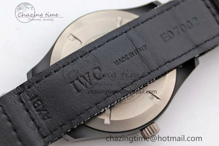 ModernLook Top Gun IW326901 Ceramic M+F 1:1 Best Edition Black Dial on Black Nylon Strap A 4727