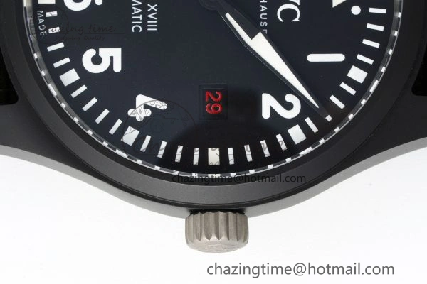 Top Gun Pilot Mark XVIII Limited “SFTI” M+F 1:1 Best Edition Black Dial on Green Nylon Strap A Classic 7064