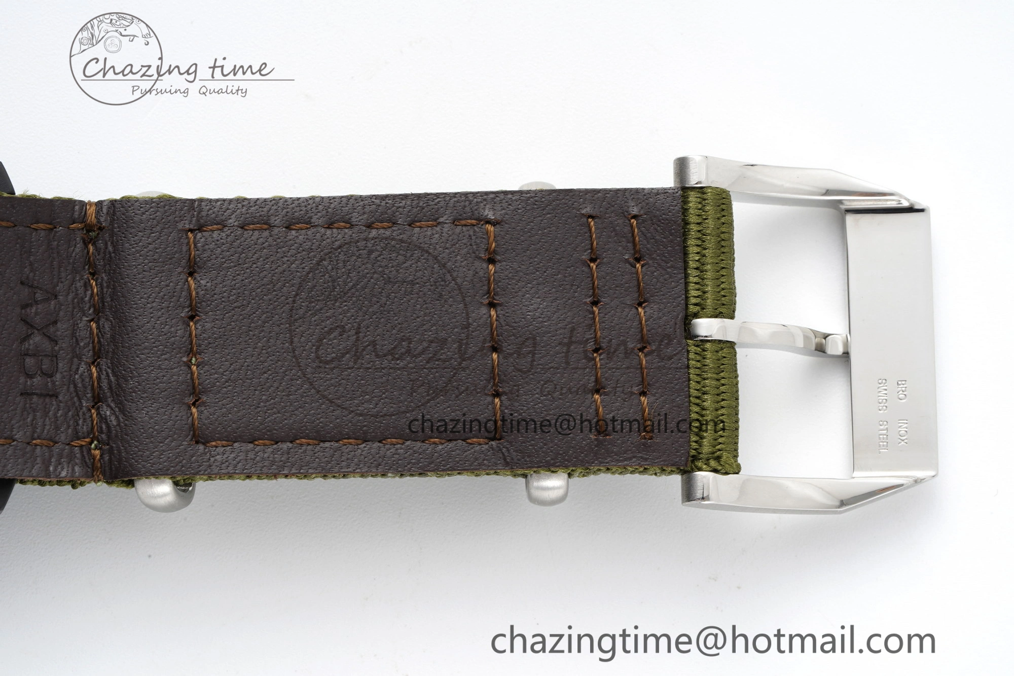 Top Gun Pilot Mark XVIII Limited “SFTI” M+F 1:1 Best Edition Black Dial on Green Nylon Strap A Classic 7064