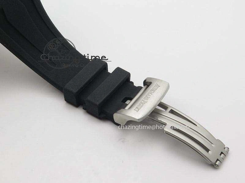 ZeroBulk Tourbillon Concept GMT SS Black Blue Dial On Black Rubber Strap Japan Quartz 5100