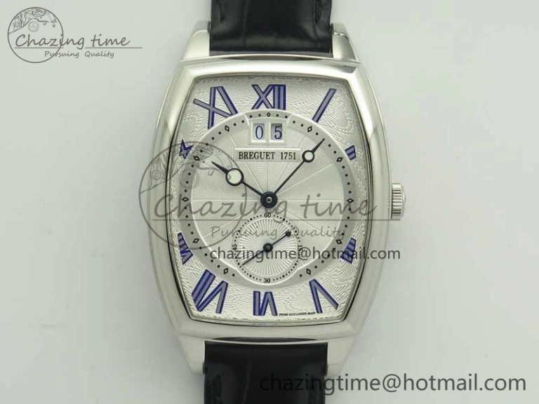 SmartChoice Tradition 7057BB 11 9W6 SS Real PR SF 1:1 Best Edition Skeleton Dial On Blue Leather Strap A 5365