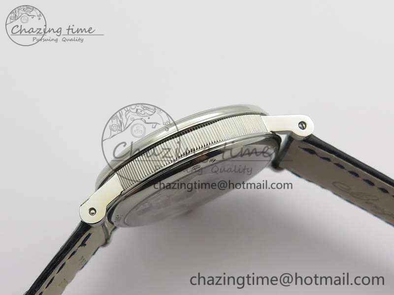 SmartChoice Tradition 7057BB 11 9W6 SS Real PR SF 1:1 Best Edition Skeleton Dial On Blue Leather Strap A 5365