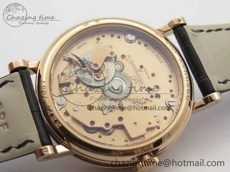Tradition 7057BR R9 9W6 RG Real PR SF 1:1 Best Edition RG Skeleton Dial On Leather Strap A Colorful 5366