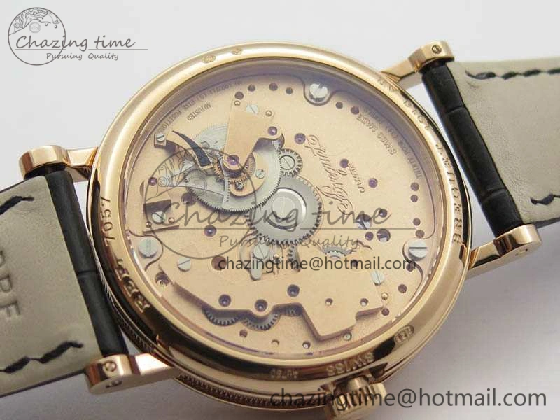 Tradition 7057BR R9 9W6 RG Real PR SF 1:1 Best Edition RG Skeleton Dial On Leather Strap A Colorful 5366