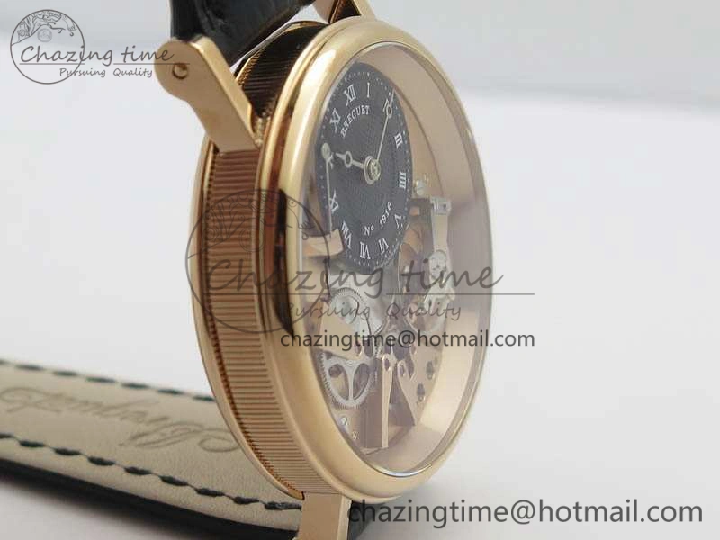 Tradition 7057BR R9 9W6 RG Real PR SF 1:1 Best Edition RG Skeleton Dial On Leather Strap A Colorful 5366