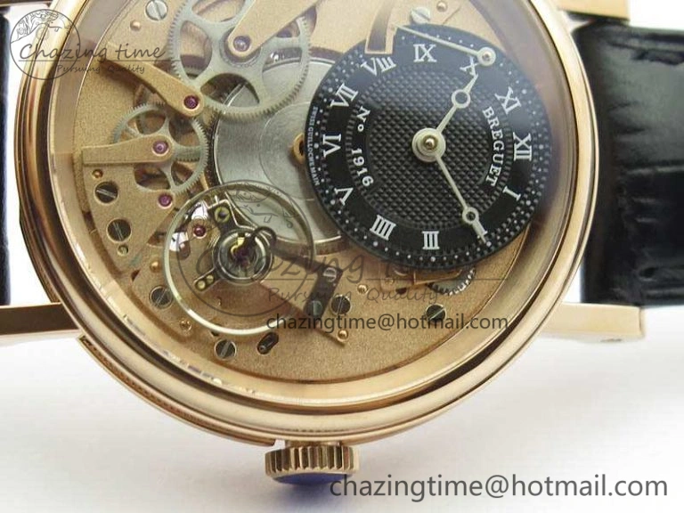 Tradition 7057BR R9 9W6 RG Real PR SF 1:1 Best Edition RG Skeleton Dial On Leather Strap A Colorful 5366