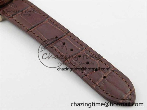 Traditionnelle 4010T RG AIF Best Edition White on Brown Leather Strap A2460QCL HighPerformance 9934