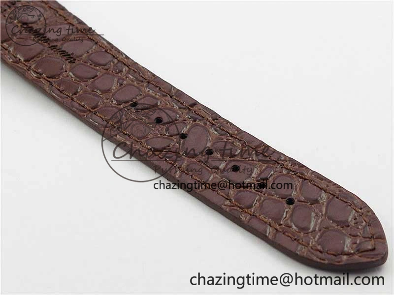 Traditionnelle 4010T RG AIF Best Edition White on Brown Leather Strap A2460QCL HighPerformance 9934